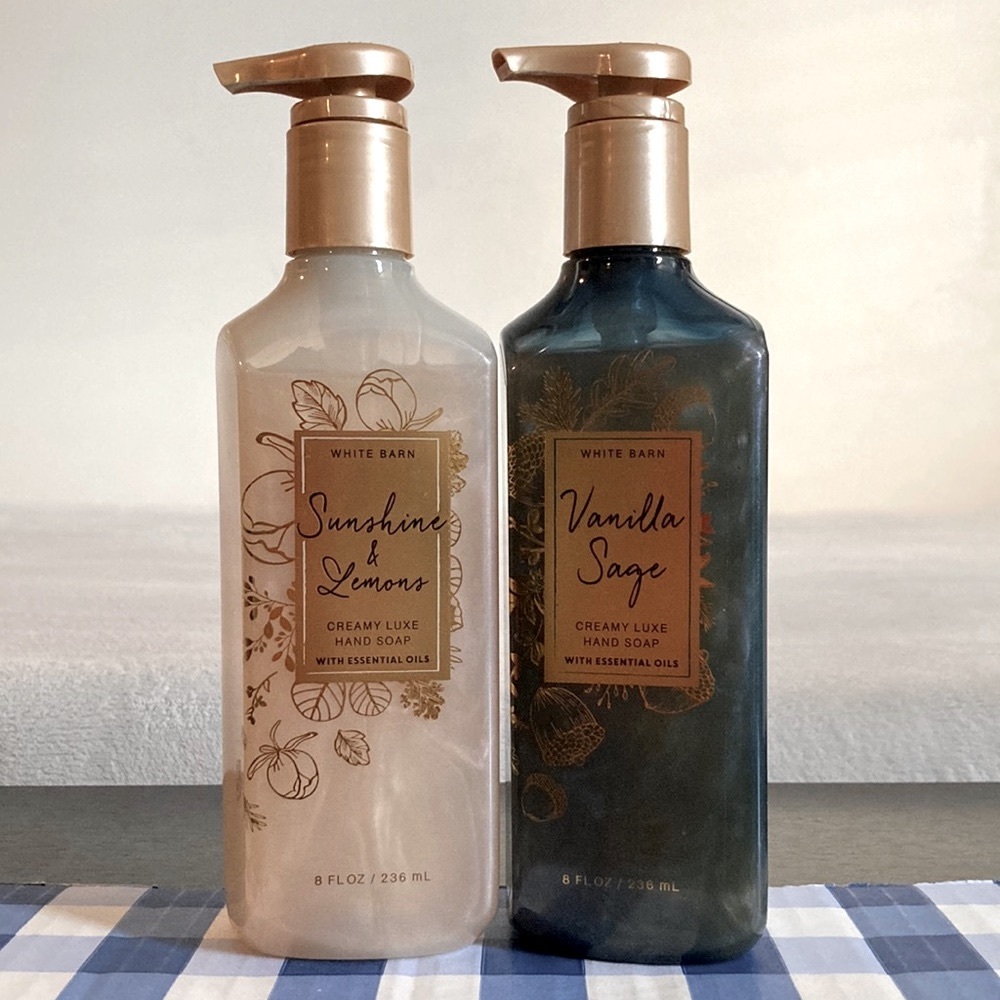WHITE BARN 2 luxury hand soaps
